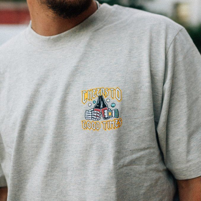 DEAD CAT PLANET T-SHIRT (GREY)