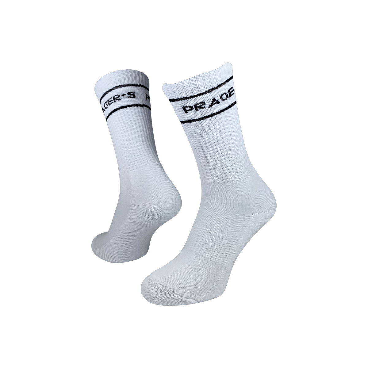 PRAGER'S ORIGIN SOCKS (WHITE)